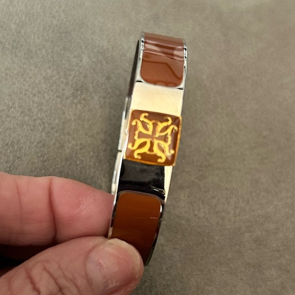 Rustic Cuff silver and brown cuff bracelet NWOT - Picture 3 of 8